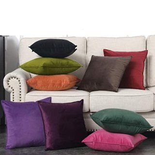 Khooti Decorative Velvet Cushion Cover C2 at Rs.792
